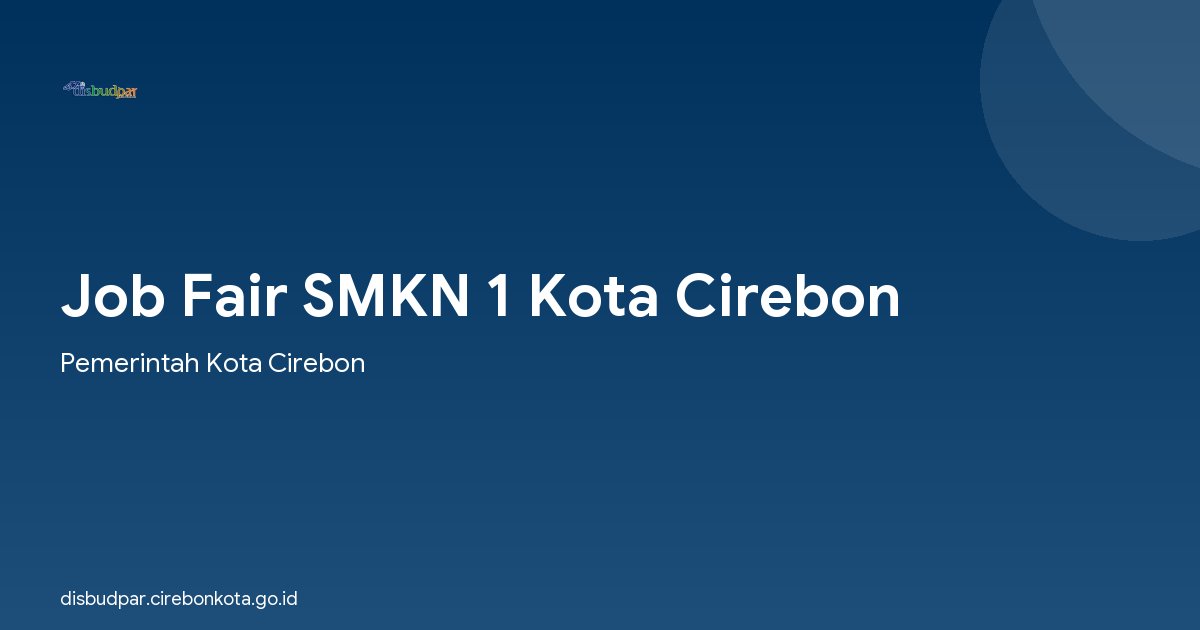 Job Fair SMKN 1 Kota Cirebon