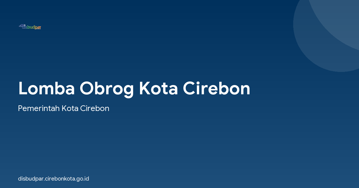 Lomba Obrog Kota Cirebon