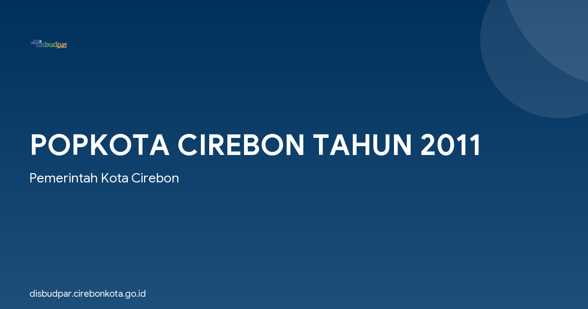 POPKOTA CIREBON TAHUN 2011