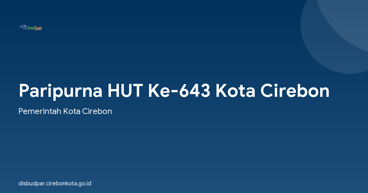 Paripurna HUT Ke-643 Kota Cirebon