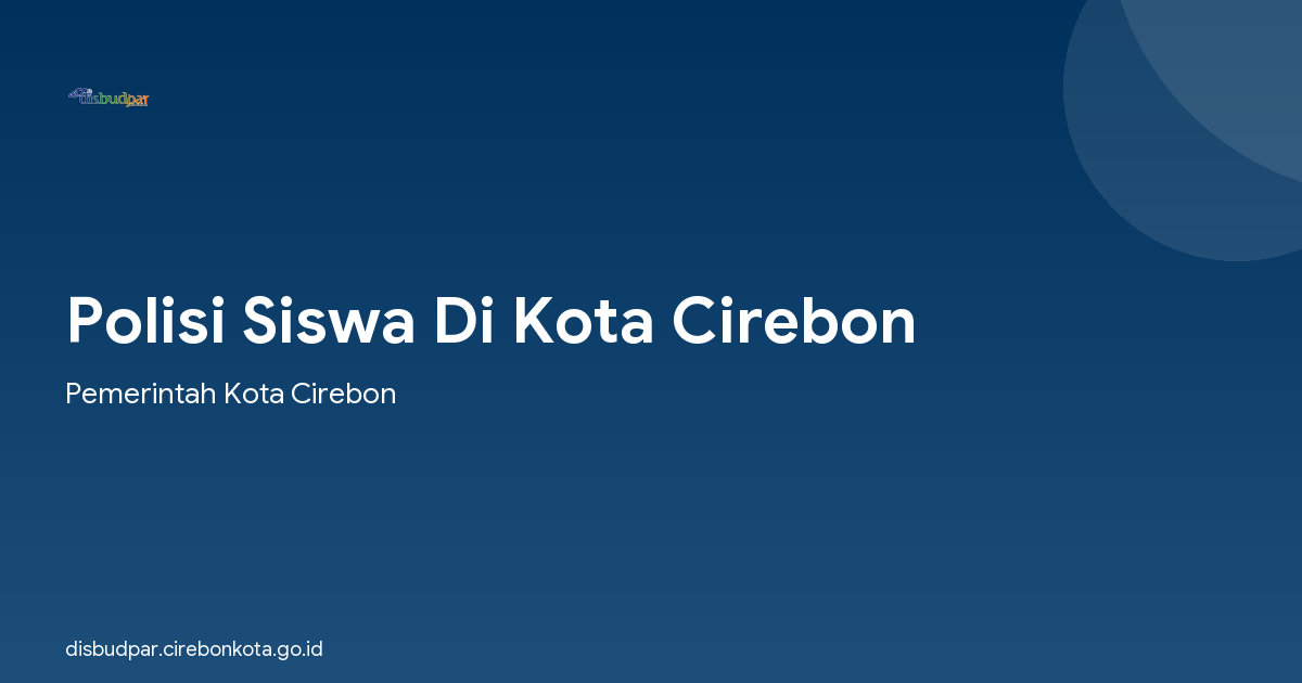 Polisi Siswa Di Kota Cirebon