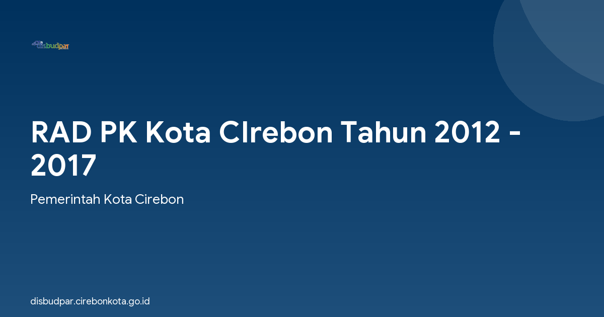RAD PK Kota CIrebon Tahun 2012 - 2017