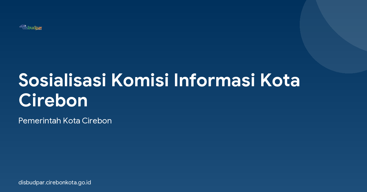 Sosialisasi Komisi Informasi Kota Cirebon