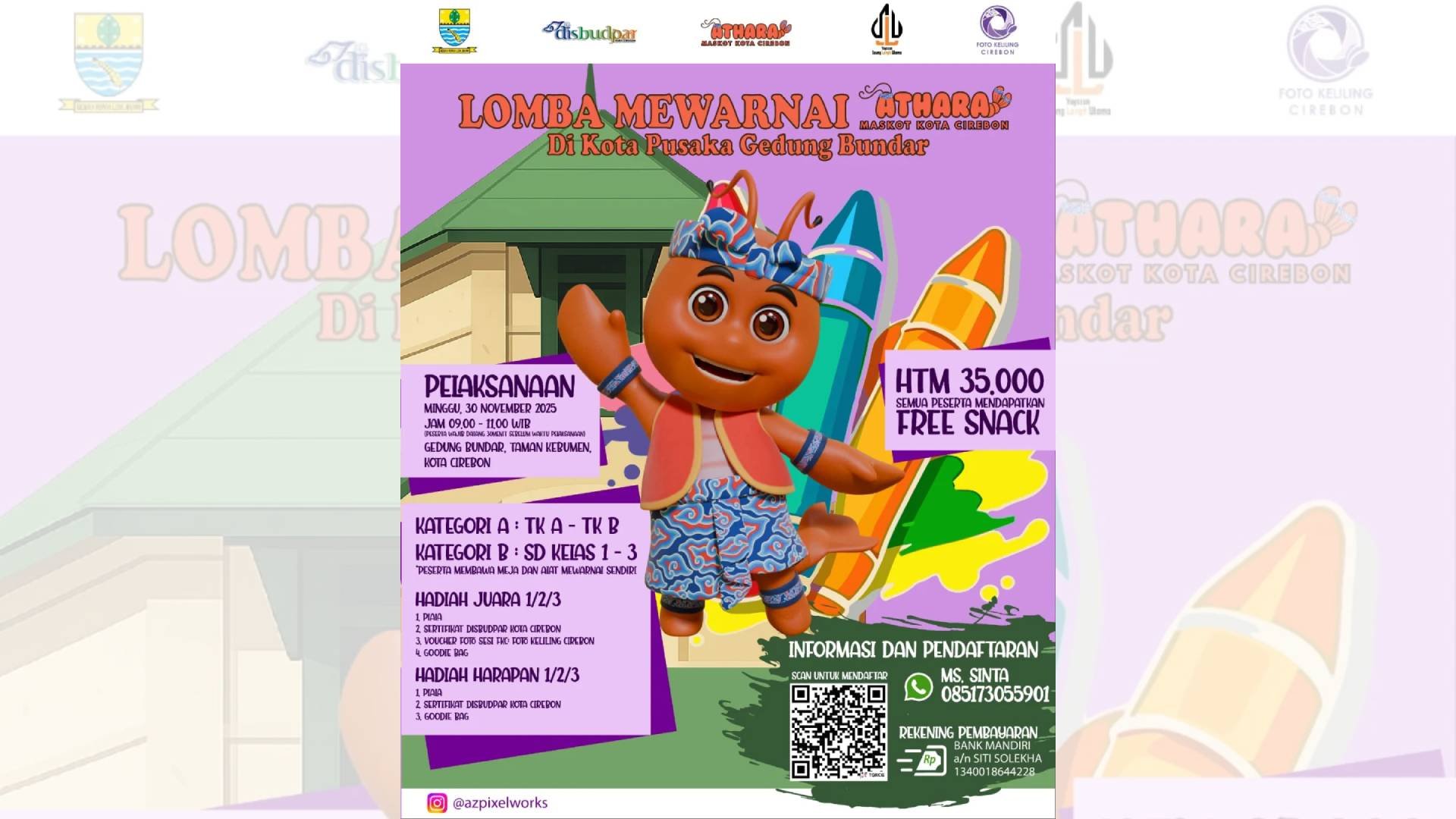 LOMBA MEWARNAI ATHARA 2025 DI GEDUNG BUNDAR